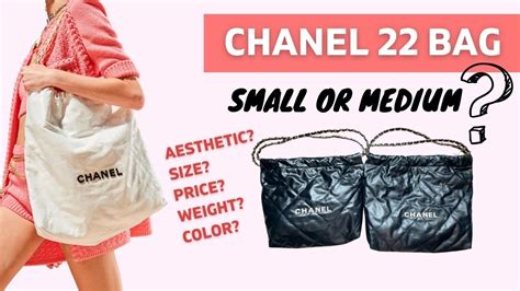 chanel 22 small size in cm|Chanel 22 bag dimensions.